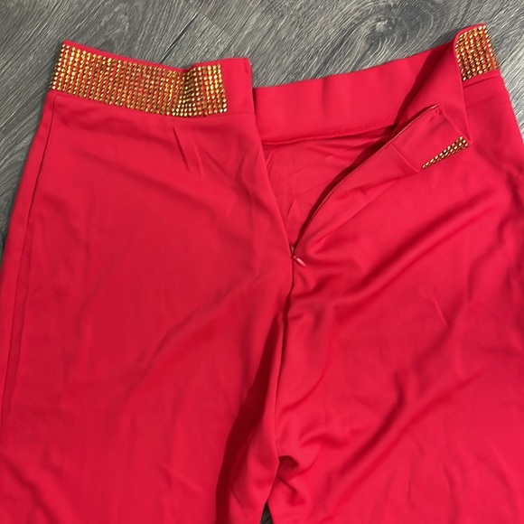 Bandage Set 2 Pieces Strap Sleeveless Bustiers And Long  Trousers - Picture 10 of 14